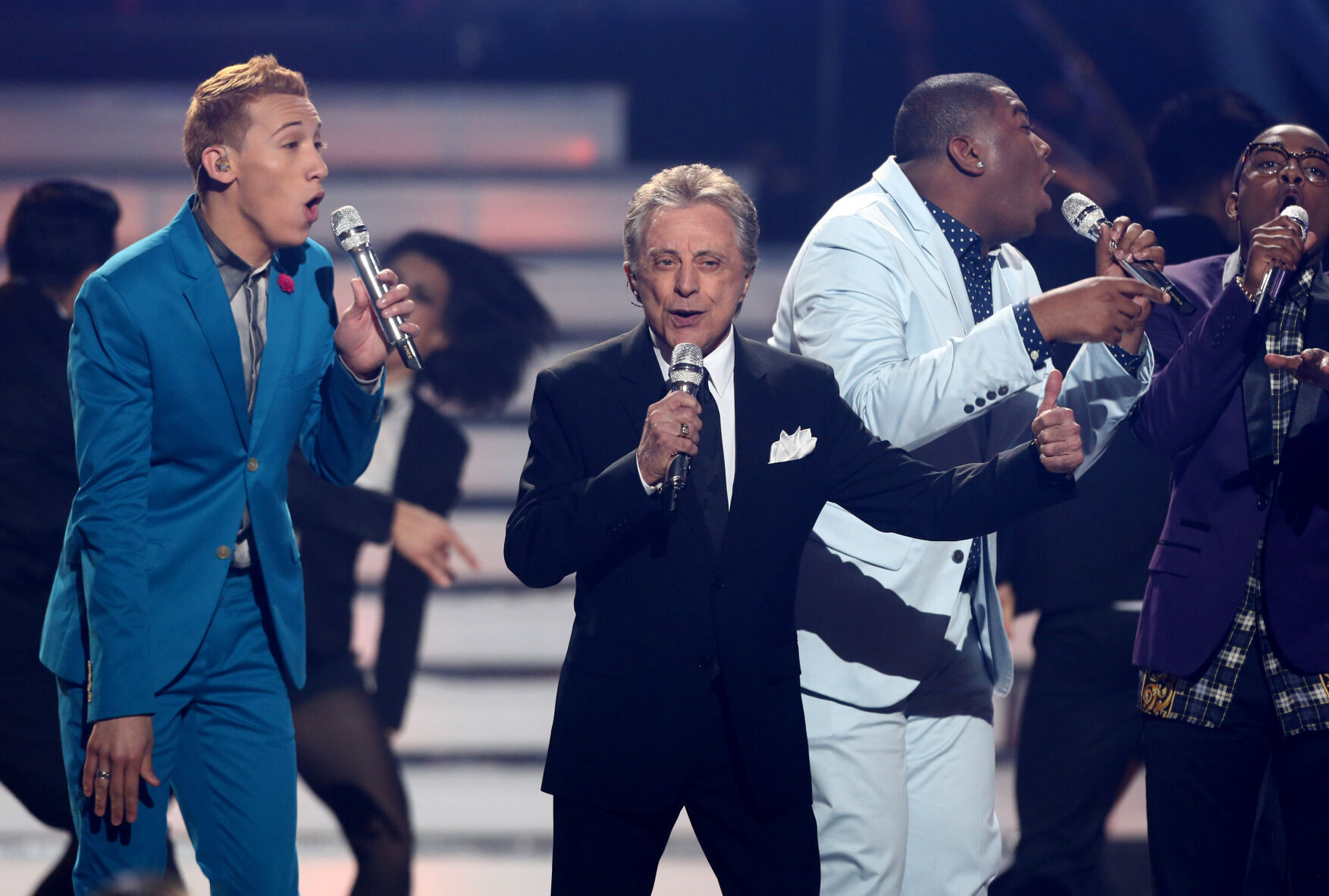 Frankie Valli, Devin Velez, Curtis Finch Jr